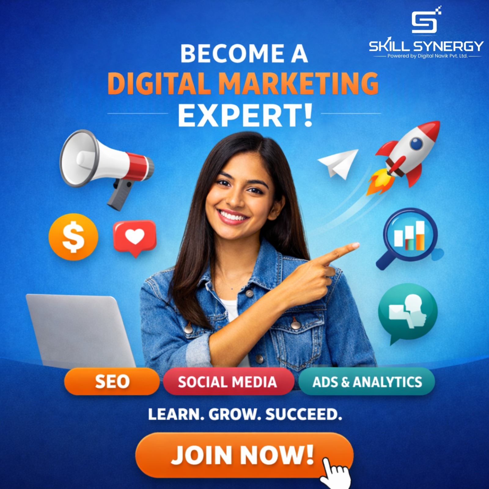 Best Institute for Digital Marketing Course in Lucknow